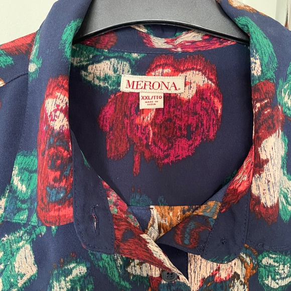 Merona XXL womens polyester blouse. - Picture 4 of 8